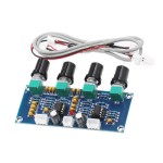 XH-A901 NE5532 Papan Preamplifier Kontrol Nada dengan Kontrol Volume Bass dan Treble, Prosesor Sinyal Audio, Cocok untuk Sistem Amplifier